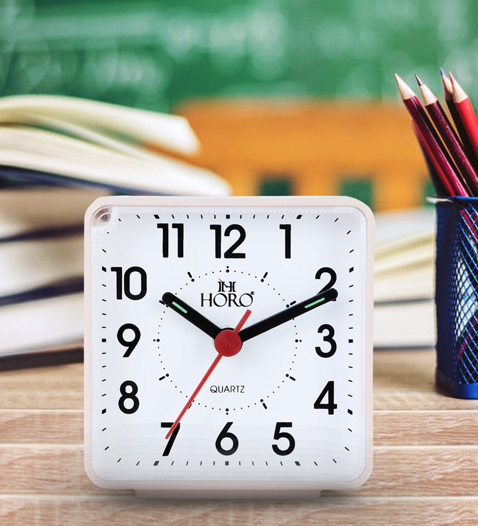 Pink Analog Alarm Clock