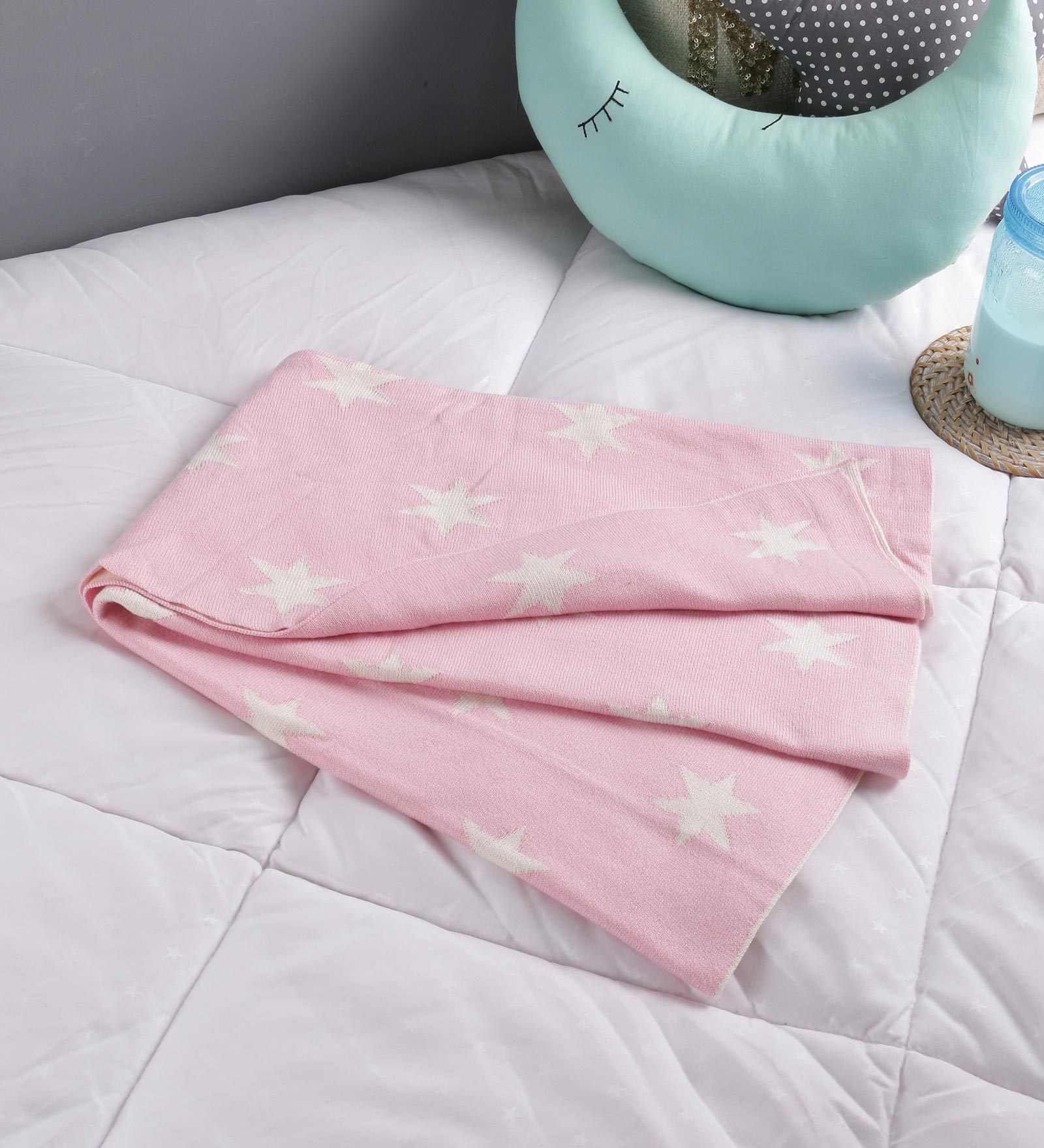 Pink 100% Cotton 30 X 40 Inch Kids Blanket
