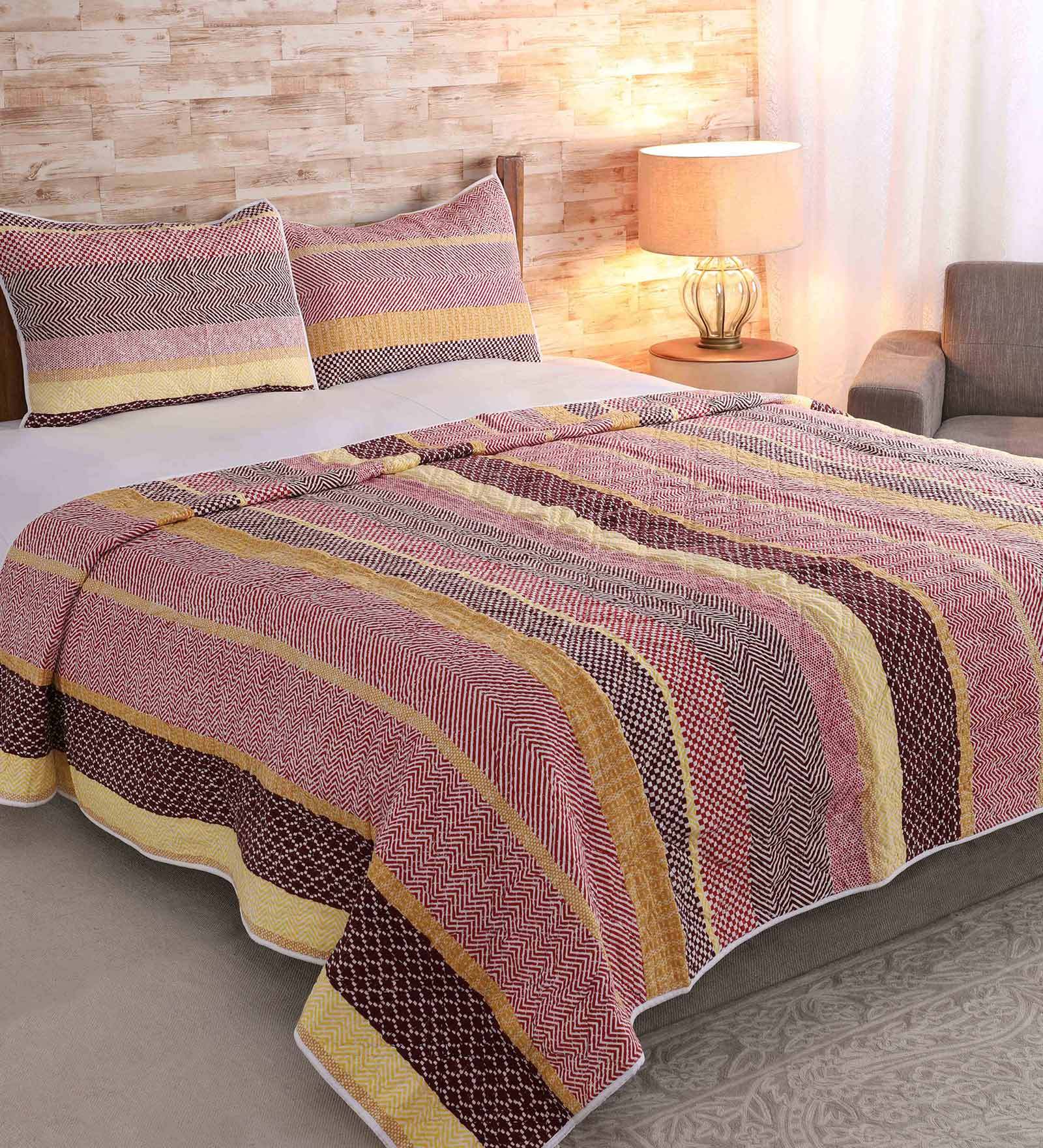 Buy 100 Cotton Double Bed Heavy Winter Quilt by Solaj at 27 OFF by