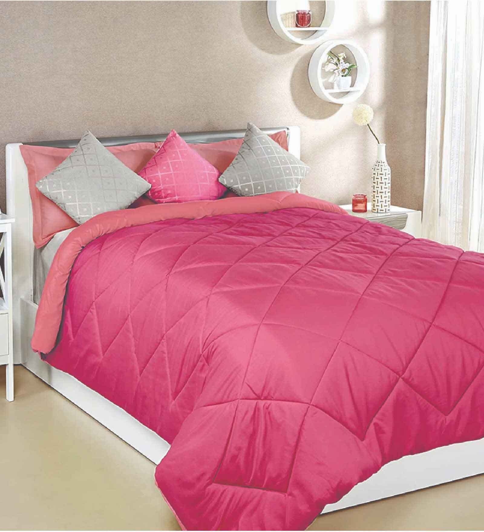 Multicolor 100% Cotton 400 Heavy Winter Single Bed Comforter