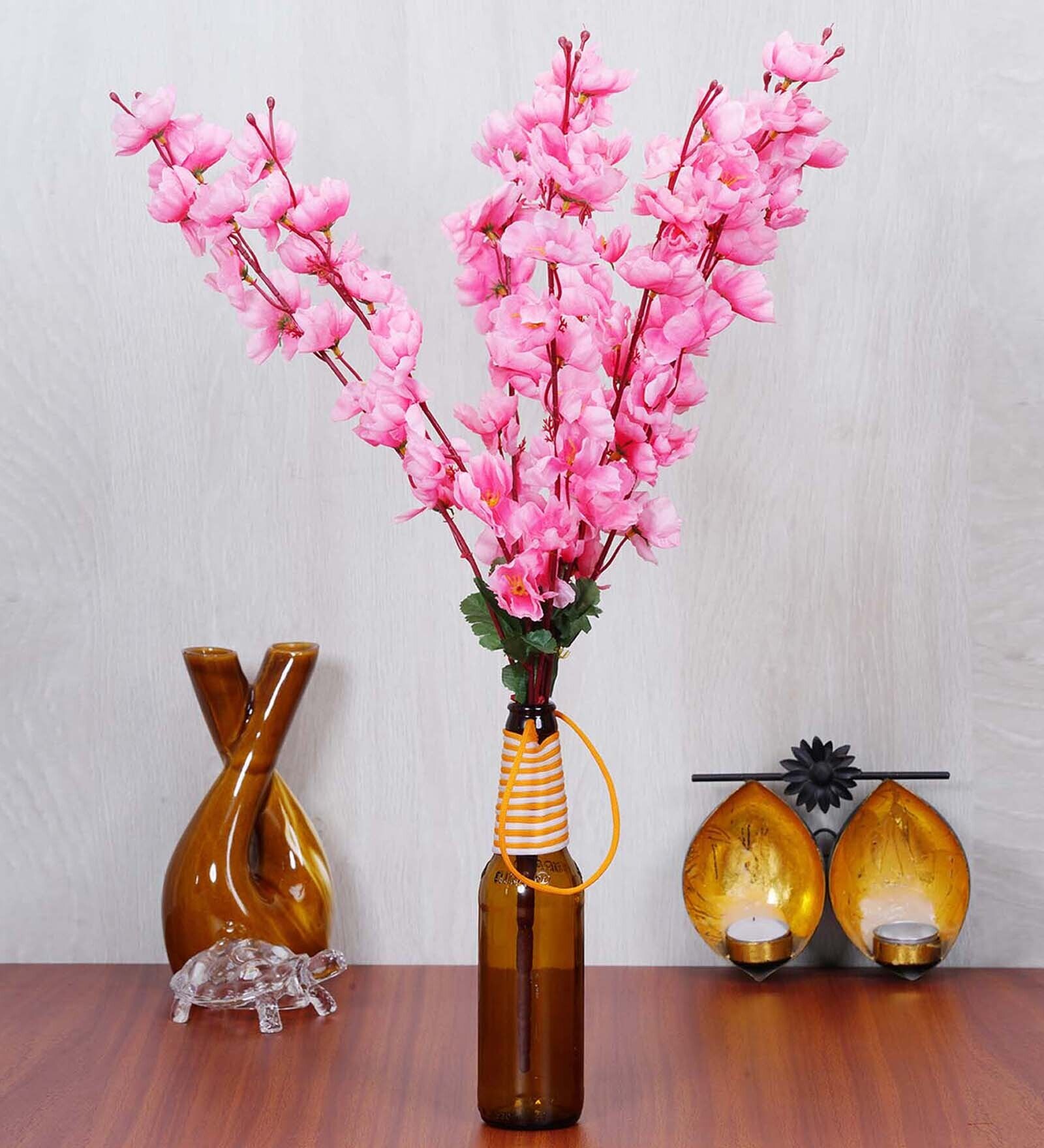 Buy Pink Fabric & Plastic Elegant Artificial Flowers at 43 OFF by