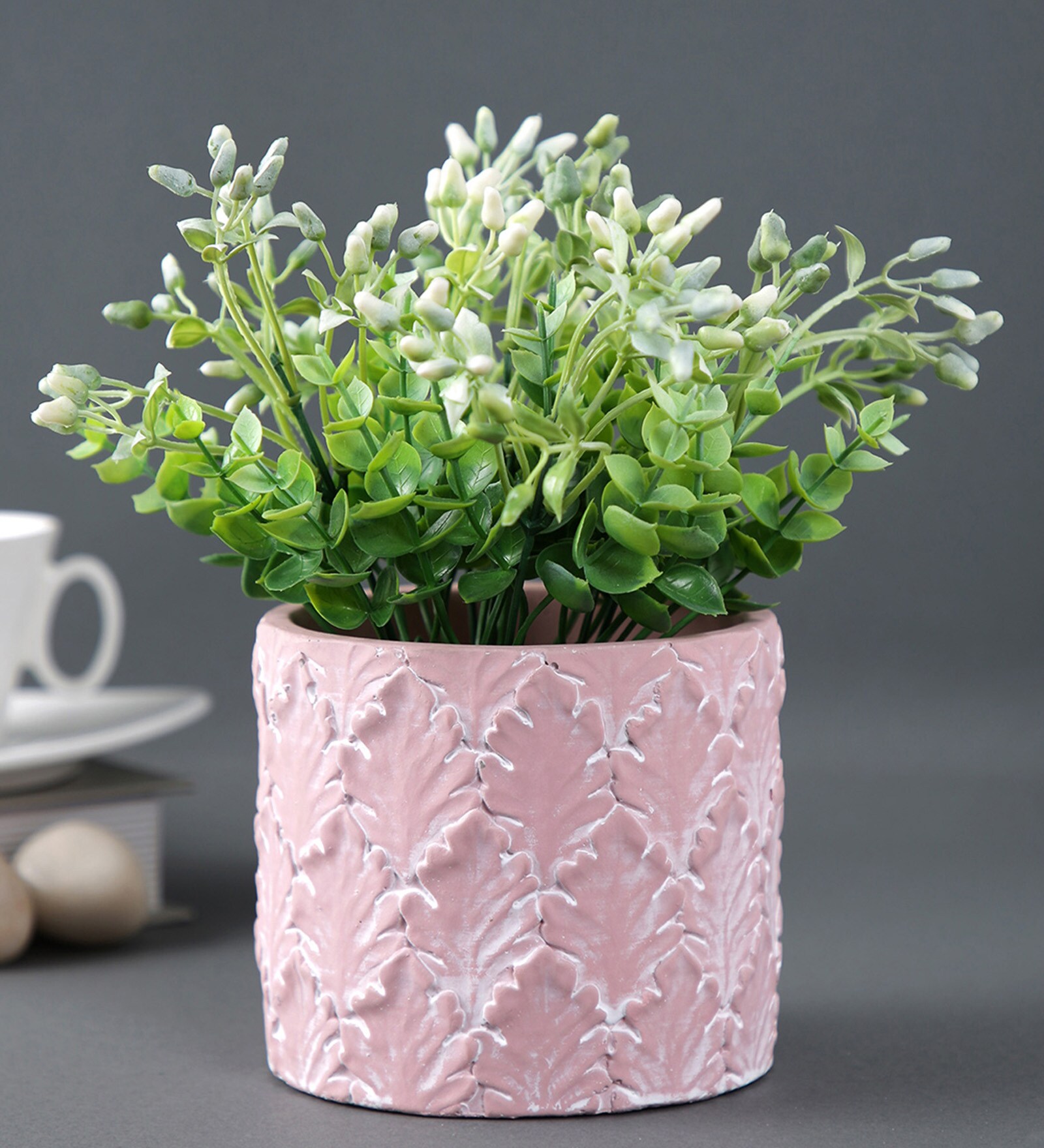 Pink Ceramic Desk Pot