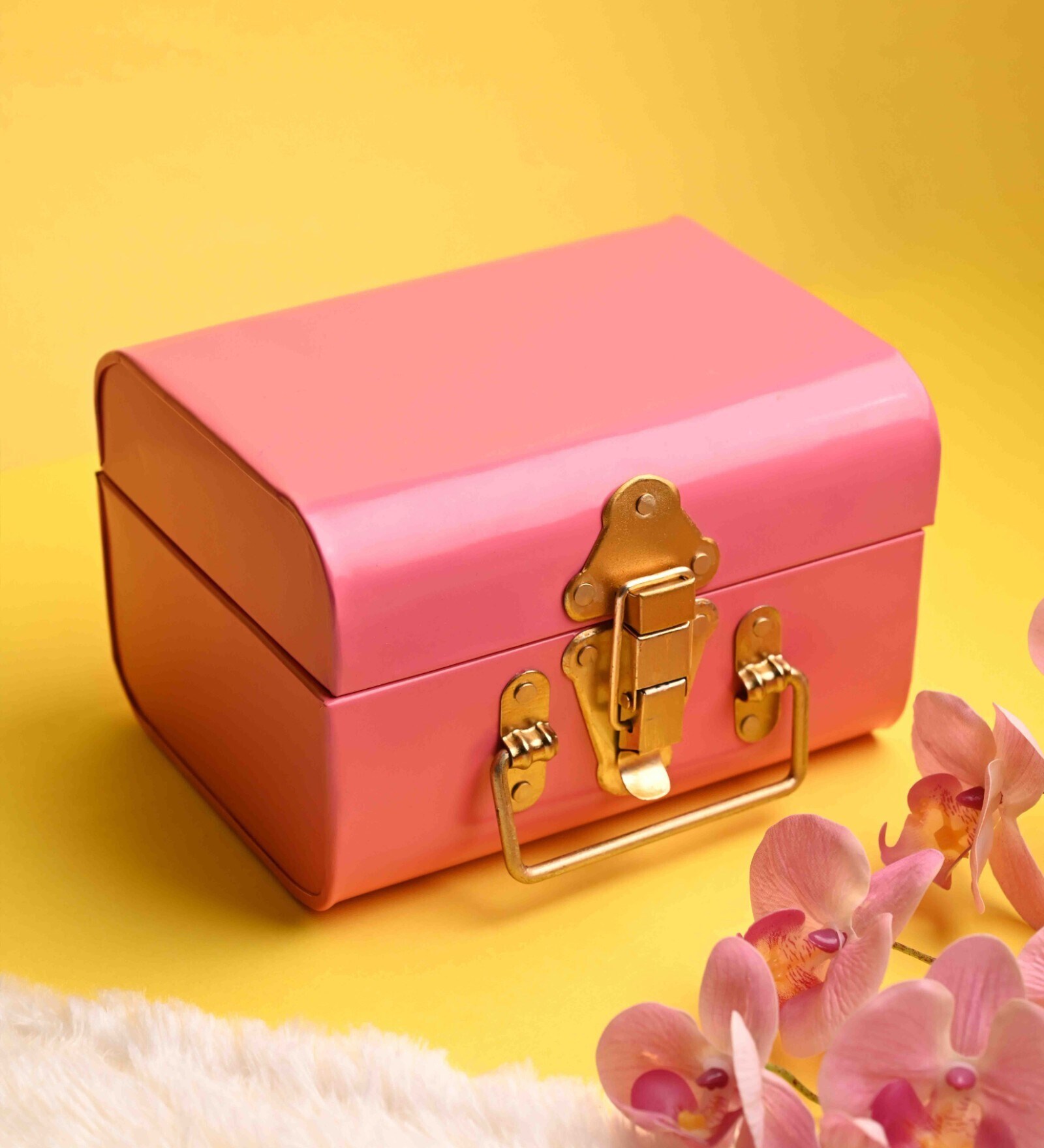 Pink Dreamer Pink Metal Jewellery Organiser