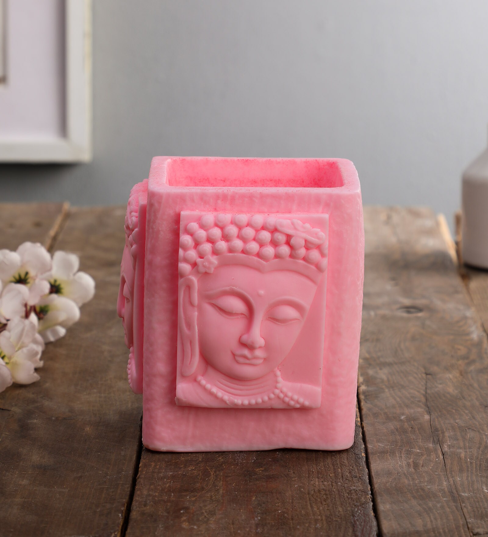 Buy Pink Handmade Hurricane Candle Holder by Virgo Creations at 48 OFF