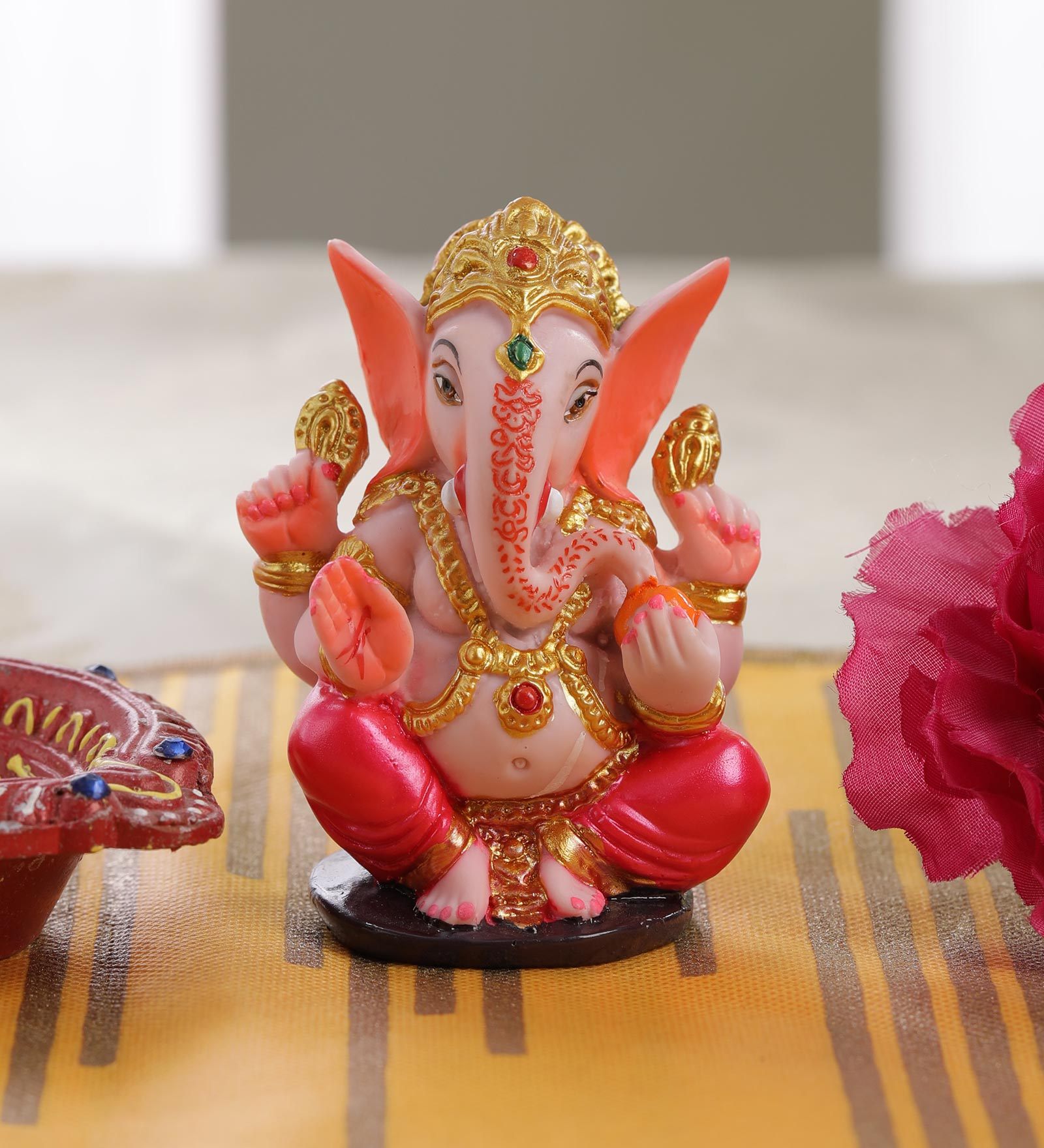 Buy Pink Marble Ganesha Idol by Gallery99 at 79% OFF by Gallery99 ...