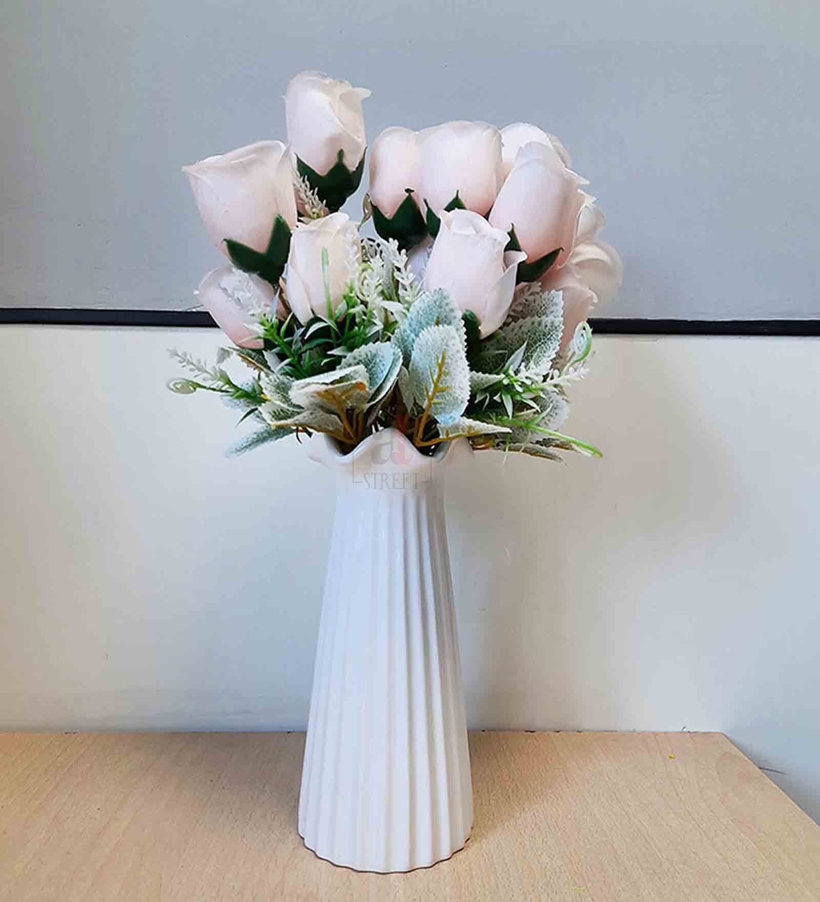 Pink Polyester Artificial Flower