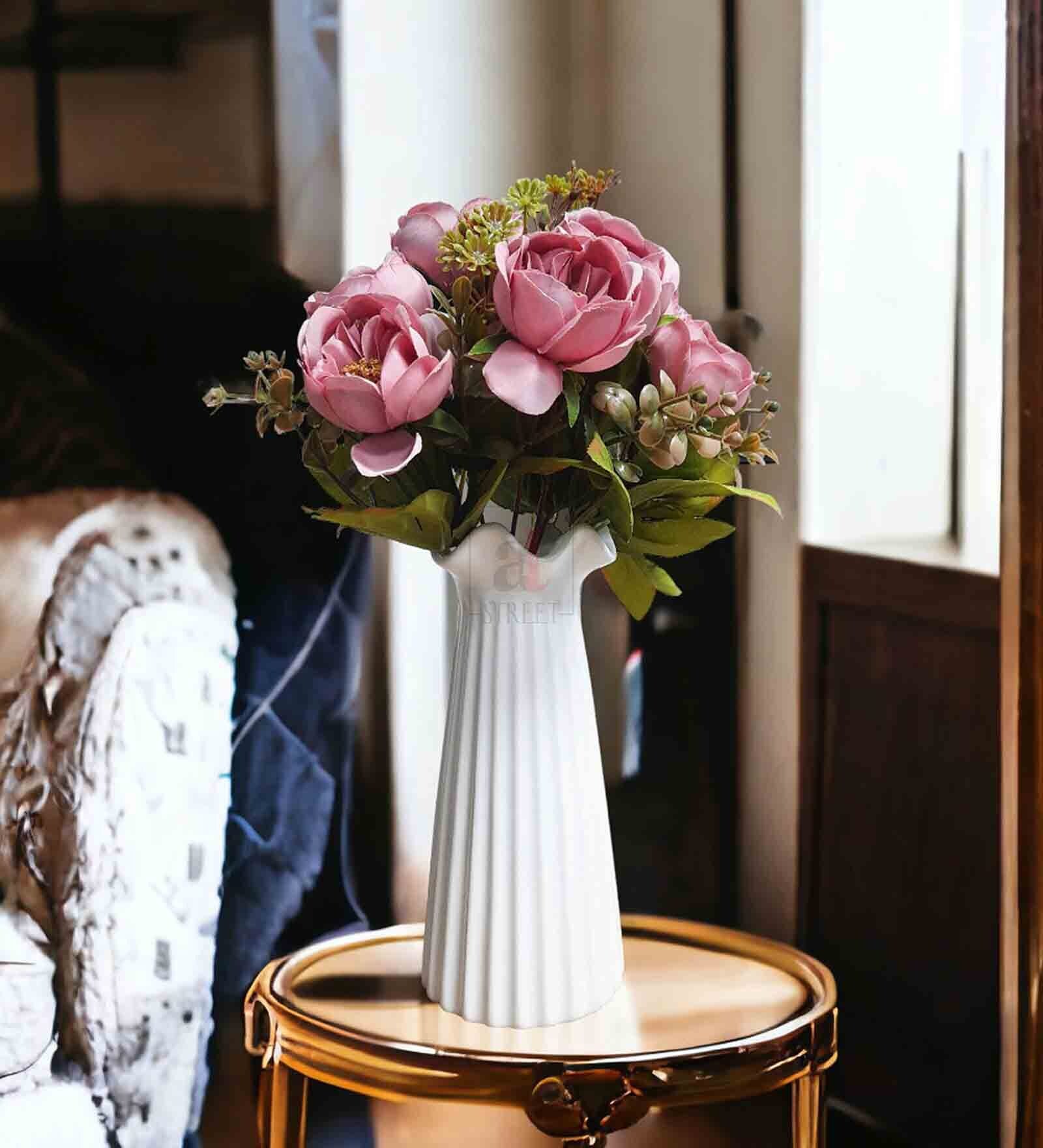 Pink Polyester Artificial Flower