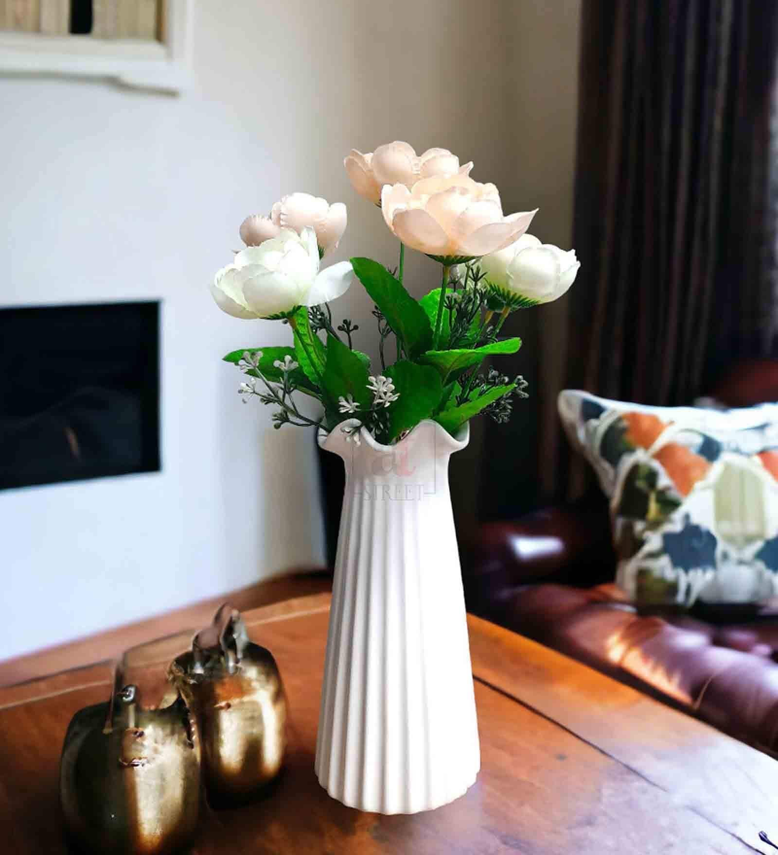 Pink Polyester Artificial Flower