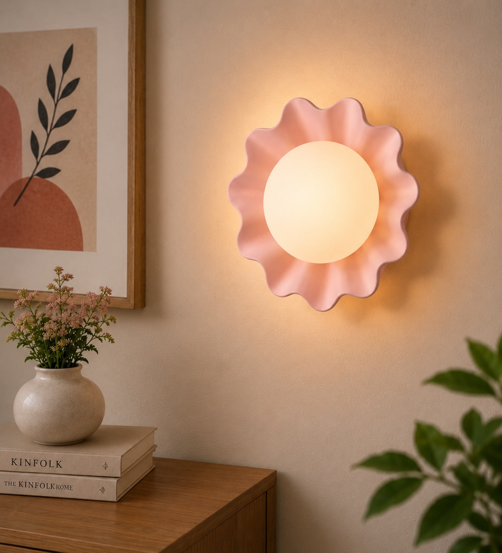 Pink Wall Lamp