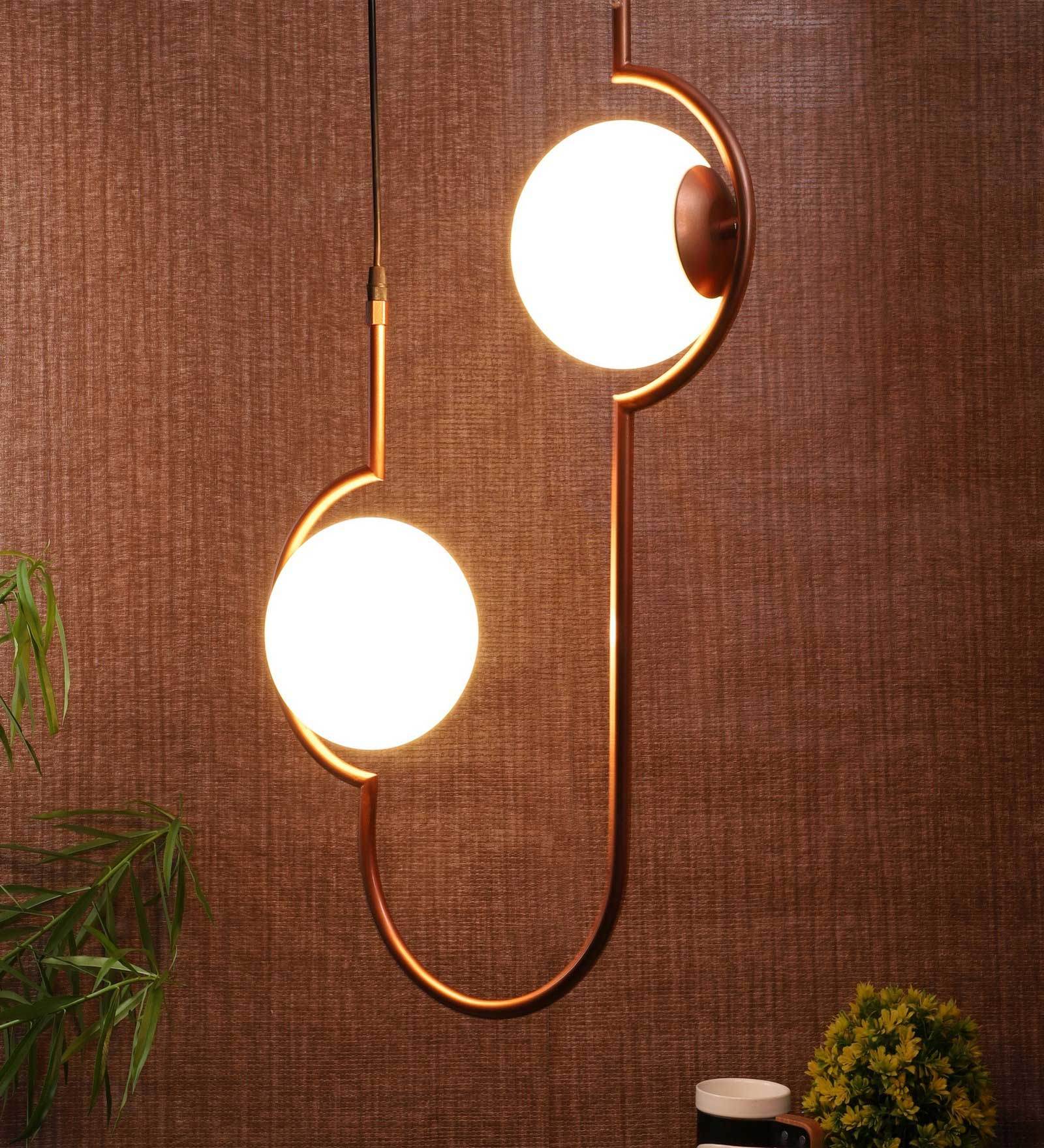 Astrid Copper Metal Hanging Light