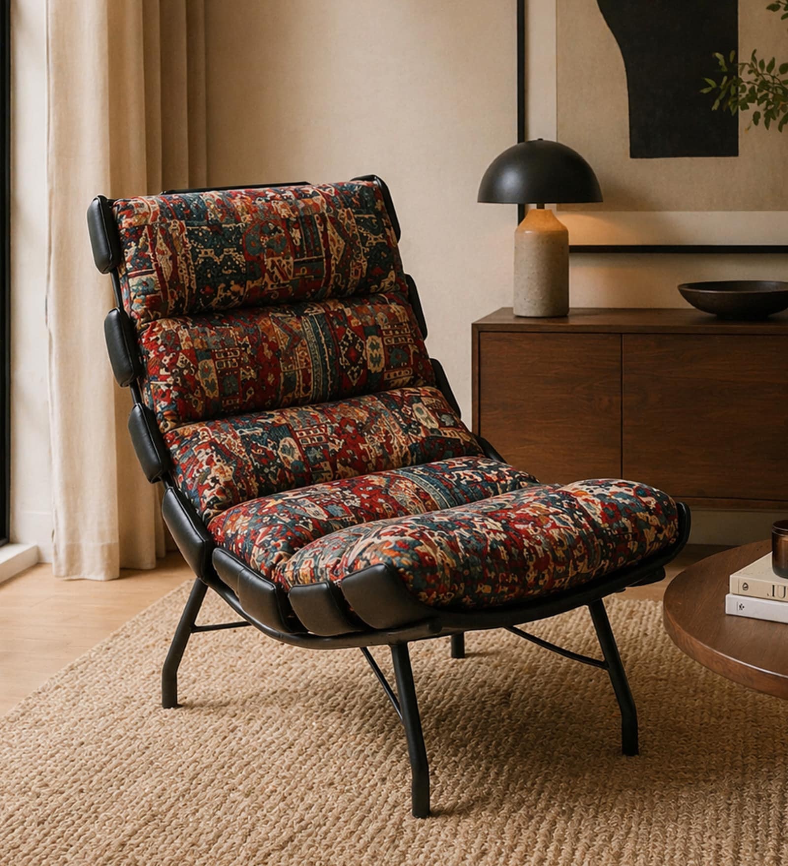 Piper Upholstered Fabric Lounge Chair