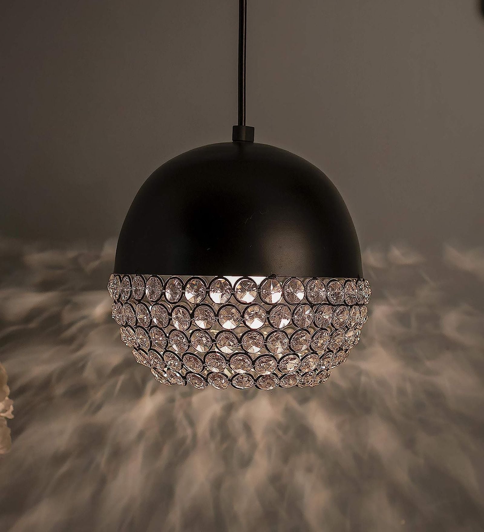 Pisa Black Metal Hanging Light