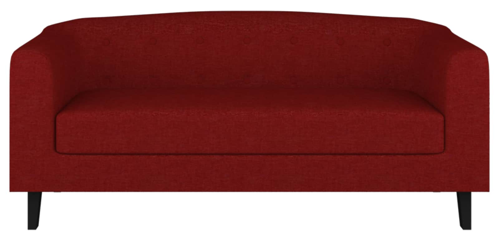 Buy Piper Fabric 3 Seater Sofa in Red Colour at 23 OFF by Varanda