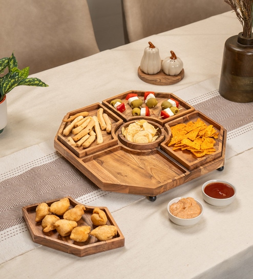 PickAPart Serving Platter Handcrafted Tray