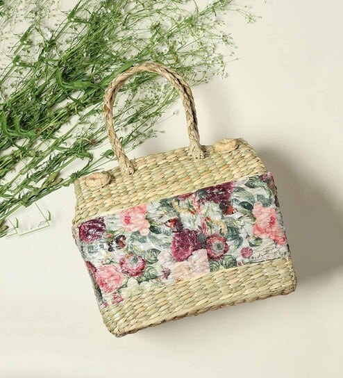Picnic hamper | Wicker picnic basket | Food basket for outdoor | Vintage Hamper for Outdoor Dining | Lunch Baskets (Design10 - 28x20x28 cm)