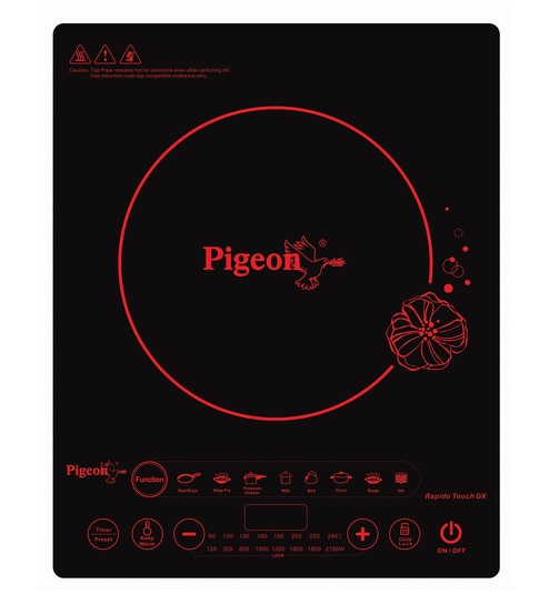 Buy Pigeon Rapido Touch Dx 2100 W Induction Cooktop Online