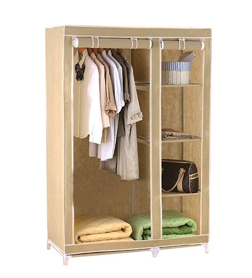 Buy Fancy Foldable Closet Wardrobe In Cream By Pindia Online