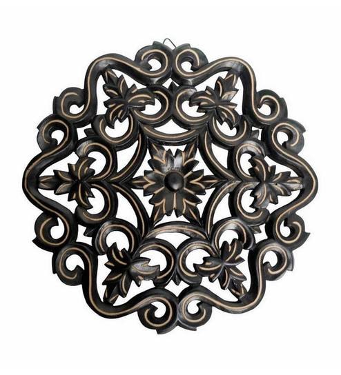 Buy Pindia Wood Black Fancy Designer Handmade Home Decorative