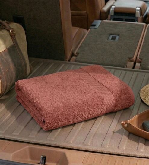 Pink 100% Cotton 380 Gsm Car Towel