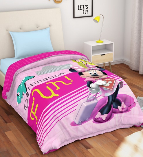 pink kids comforter