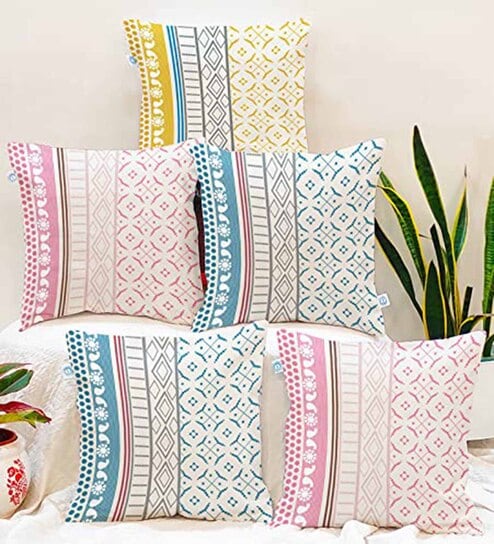 Cotton cushion shop covers online