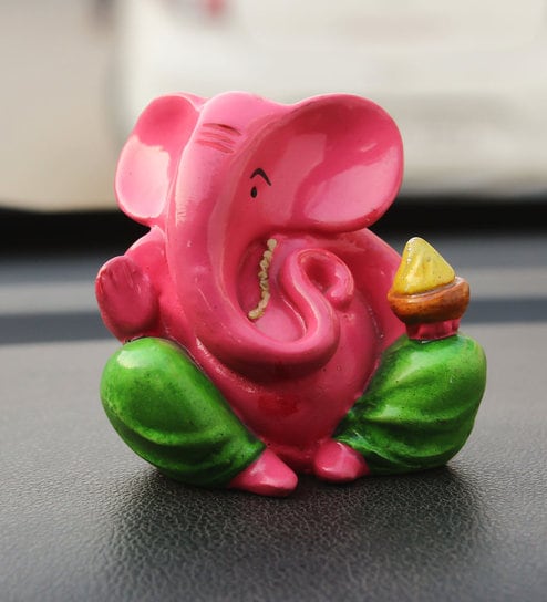 Pink Decorative Lord Ganesha Showpiece