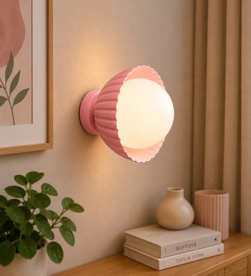 Pink Moon Wall Lamp