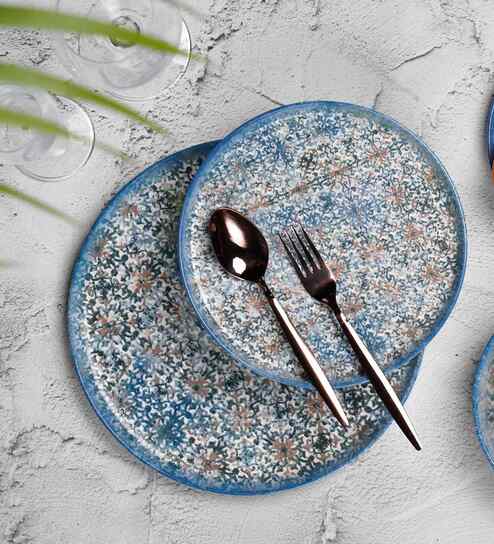 Pixel- Marrakesh Fine Porcelain Dinner Plate