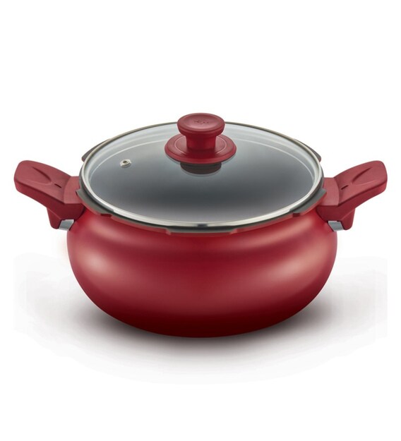 Buy Induction Base Aluminium Pressure Cooker 5 Ltr By Pigeon Online