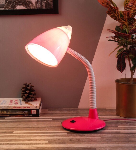 pink study lamp