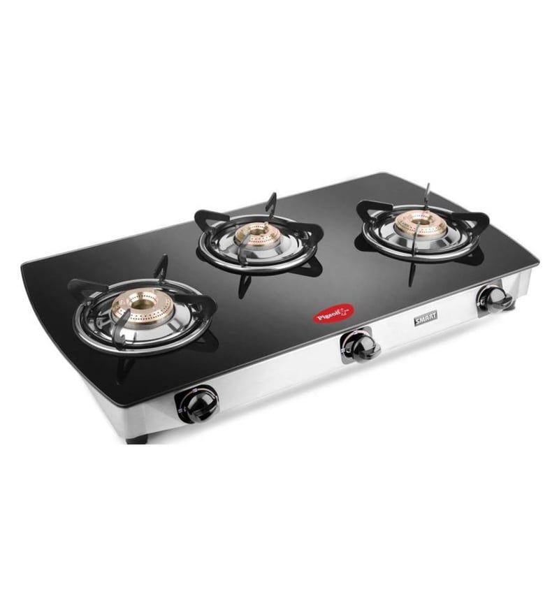 pigeon glass top gas stove