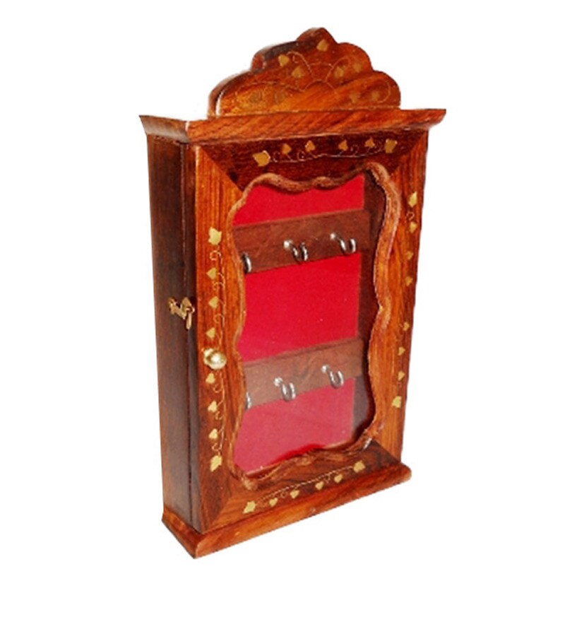 Buy Pindia Antique Wooden Key Holder Online - Key Holders - Key Holders ...