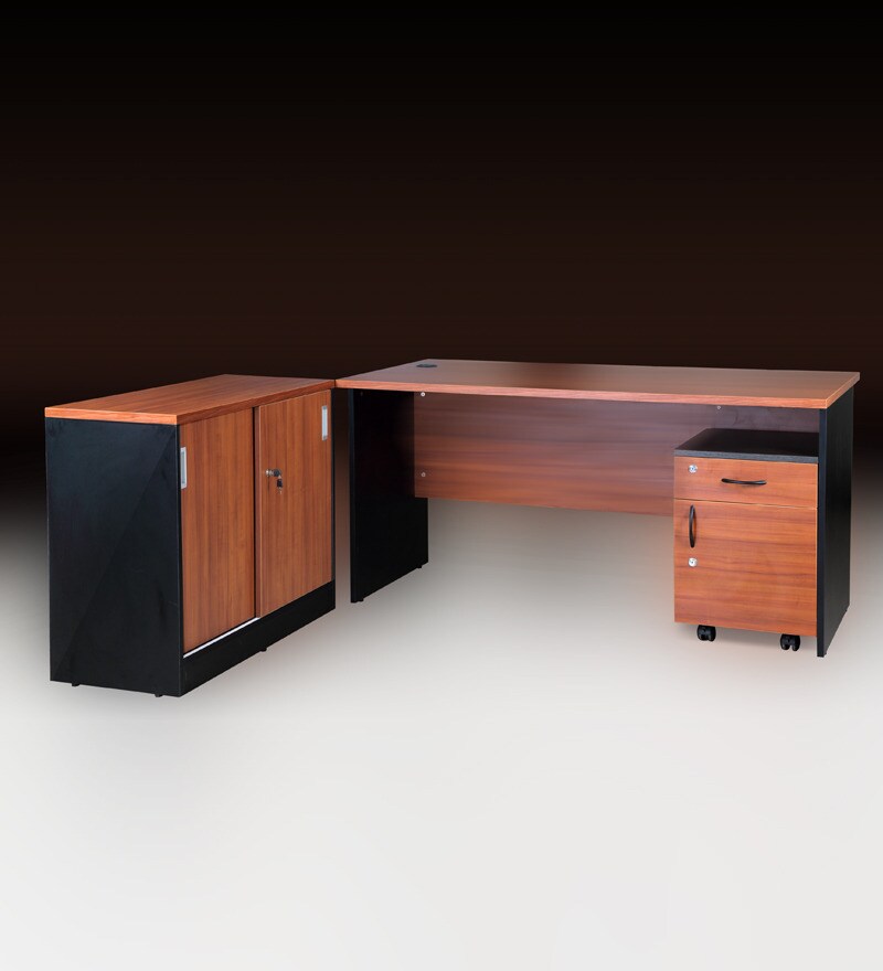 Buy Pine Crest Admire Office Set(Office Table 4 x 2 without drawers