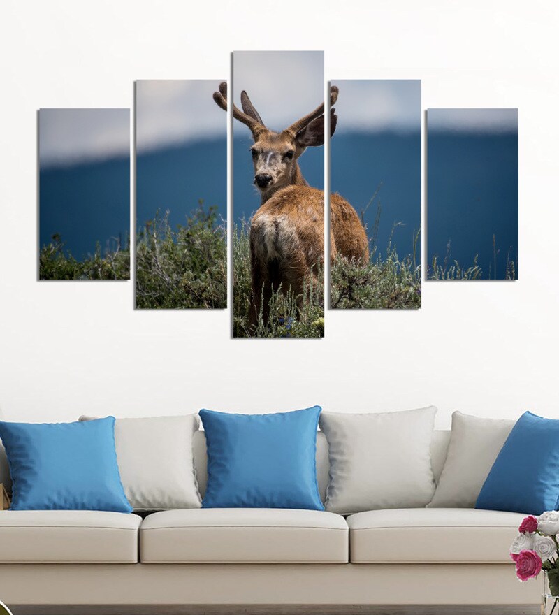 Buy Pink Wood Multiple Frames Beautiful Swamp Deer Nature Art