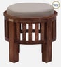 Picardy Solid Wood Cushioned Seating Stool in Scratch Resistant Honey Oak Finish