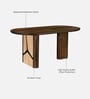 Piccadilly Sheesham Wood 6 Seater Dining Table In Dual Tone Finish Piccadilly Sheesham Wood 6 Seater Dining Table In Dual Tone Finish