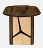 Piccadilly Sheesham Wood 6 Seater Dining Table In Dual Tone Finish Piccadilly Sheesham Wood 6 Seater Dining Table In Dual Tone Finish