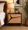 Piccadilly Sheesham Wood Bedside Table In Dual Tone  Finish