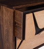 Piccadilly Sheesham Wood Bedside Table In Dual Tone  Finish