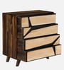 Piccadilly Sheesham Wood Drawer Chest In Dual Tone Finish Piccadilly Sheesham Wood Drawer Chest In Dual Tone Finish