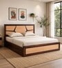 Piccadilly Sheesham Wood King Size Bed In Dual Tone Finish With Box Storage
