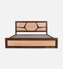 Piccadilly Sheesham Wood King Size Bed In Dual Tone Finish With Box Storage