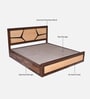 Piccadilly Sheesham Wood King Size Bed In Dual Tone Finish With Box Storage