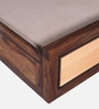 Piccadilly Sheesham Wood Queen Size Bed In Dual Tone Finish With Box Storage