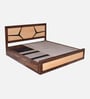 Piccadilly Sheesham Wood Queen Size Bed In Dual Tone Finish With Box Storage