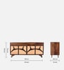 Piccadilly Sheesham Wood Sideboard In Dual Tone Finish