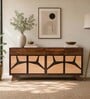 Piccadilly Sheesham Wood Sideboard In Dual Tone Finish
