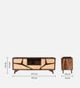 Piccadilly Sheesham Wood Tv Unit In  Dual Tone Finish