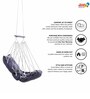 Piccolo Cotton Fabric Kids Swing in Blue Colour