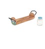 Pichhwai Leela Yankee Multicolor Glass and Wood 4 Pcs Condiment Jars With Stand